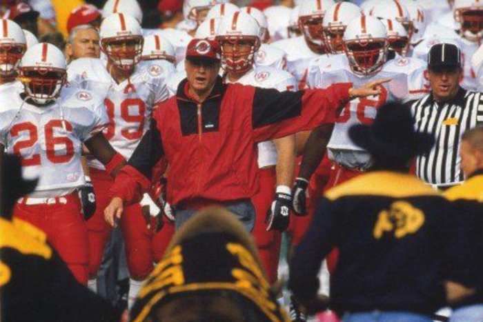 Tom Osborne scared of Ralphie at Folsom Field